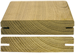 Terasy z akátového dřeva - pohled