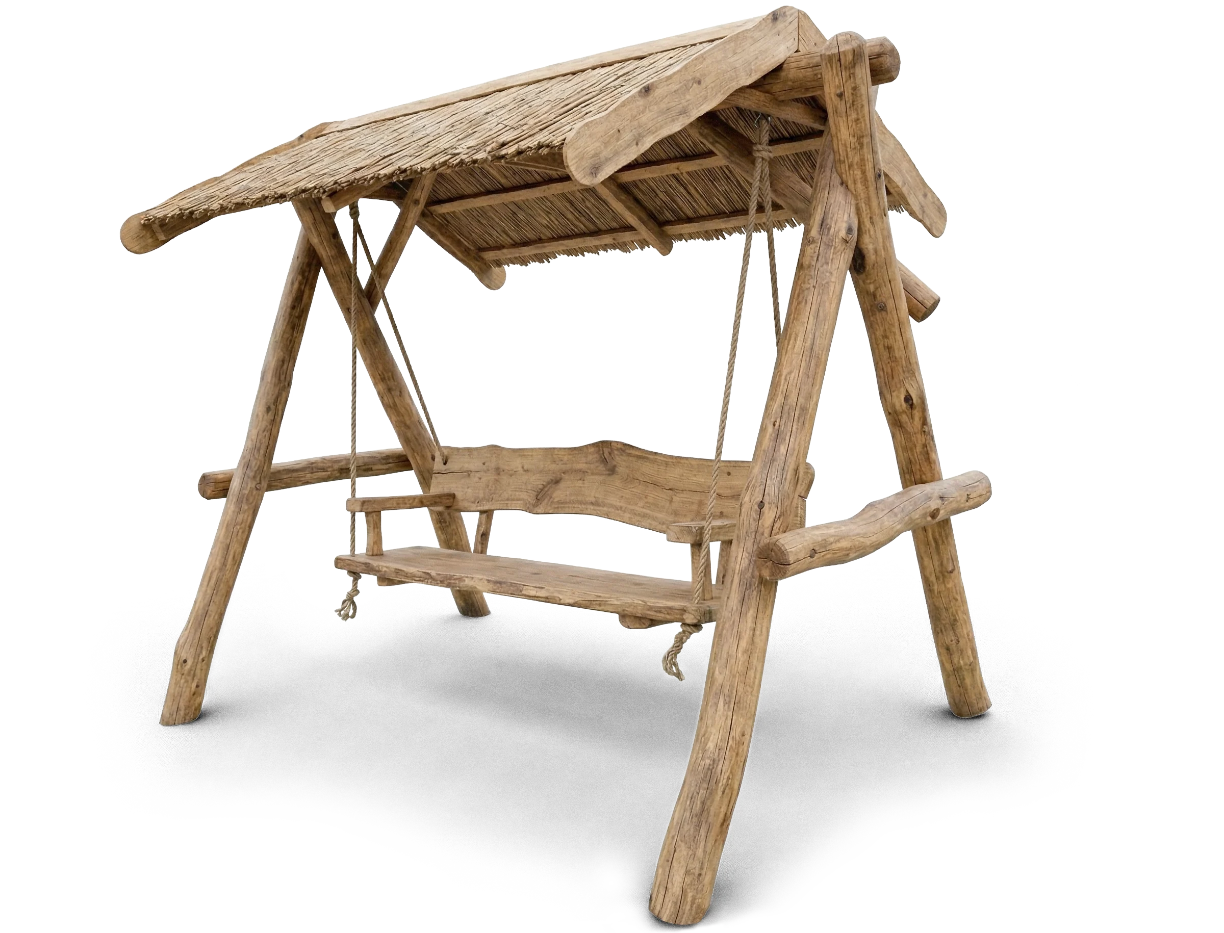 Záhradna hojdačka z agátoveho dreva